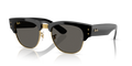 Ray Ban Mega Clubmaster Blacked Out Collection - Negro sobre dorado con mica ultranegro