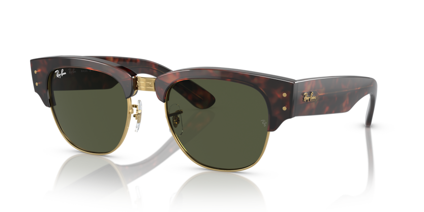 Ray Ban Mega Clubmaster - Carey sobre dorado con mica verde g15