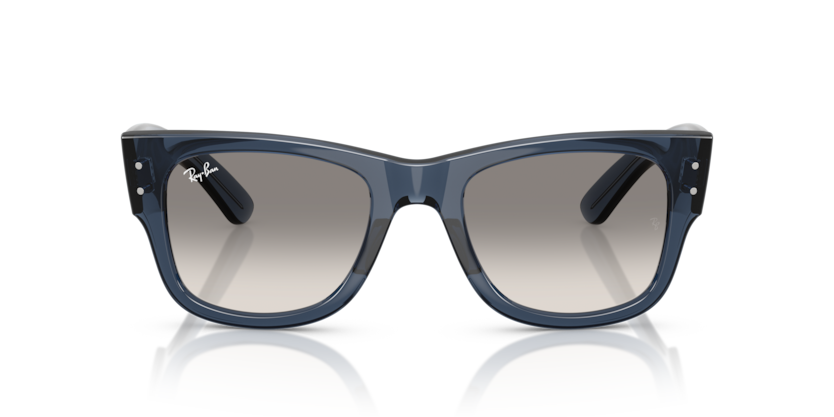 Ray Ban Mega Wayfarer - Azul oscuro traslúcido