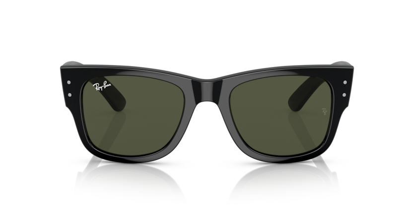Ray Ban Mega Wayfarer - Negro con micas verdes g15