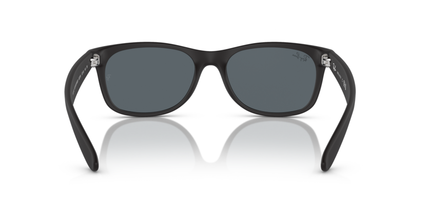 Ray Ban New Wayfarer - Goma negra con mica azul marino