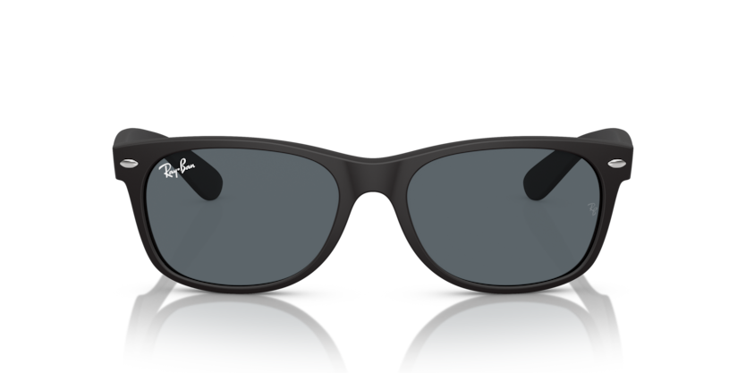 Ray Ban New Wayfarer - Goma negra con mica azul marino