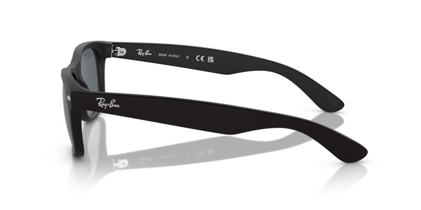 Ray Ban New Wayfarer - Goma negra con mica azul marino