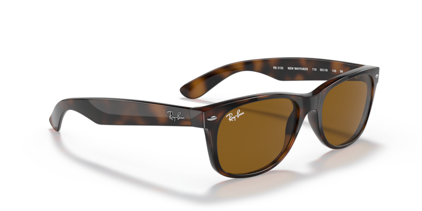 Ray Ban New Wayfarer - Havana claro con micas marron