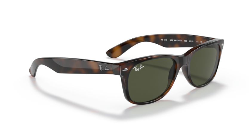 Ray Ban New Wayfarer - Carey con mica verde g15