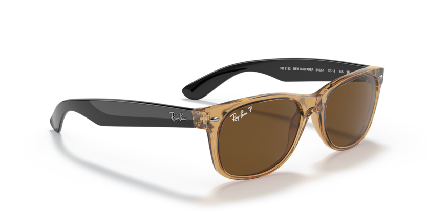 Ray Ban New Wayfarer Polarizado - Miel degradado a negra con mcias marron polarizado