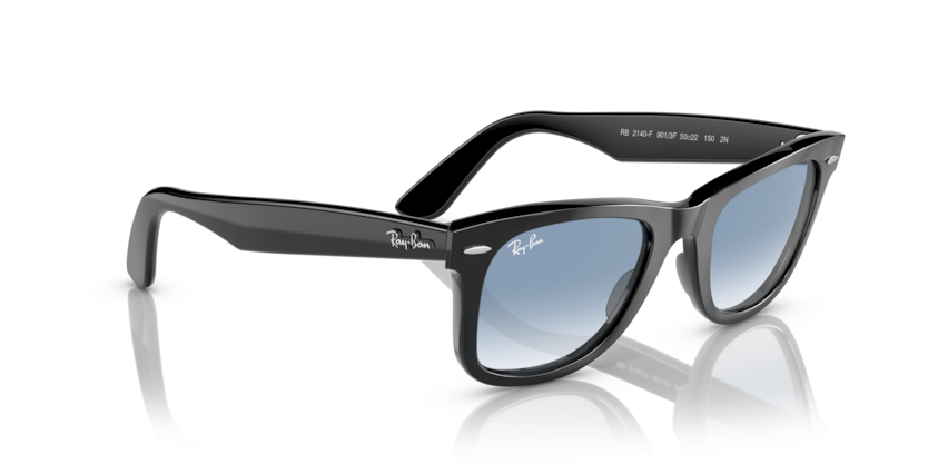 Ray Ban Wayfarer - Negro con mica azul