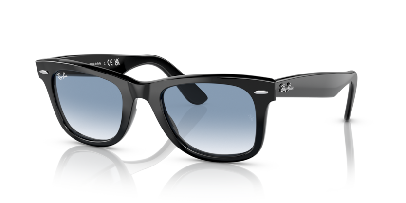Ray Ban Wayfarer - Negro con mica azul