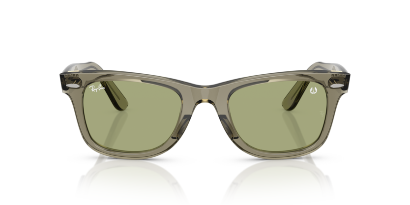Ray Ban Wayfarer - Verde traslúcido con mica verde botella