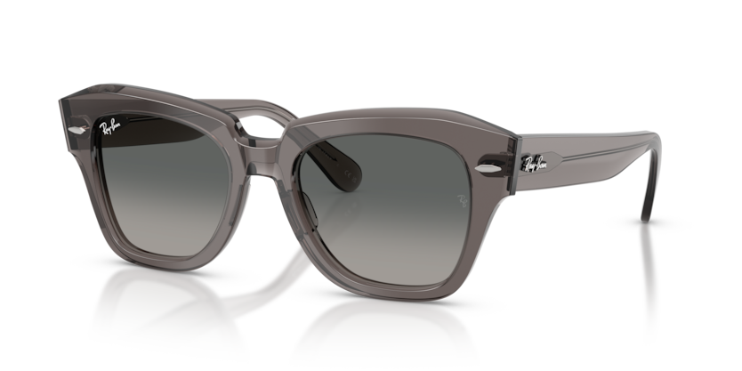 Ray Ban State Street - Gris traslúcido con mica gris degradé