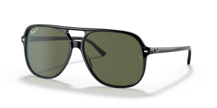 Ray Ban Bill Polarizado - Negro con verde g15 polarizado
