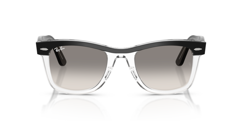 Ray Ban Wayfarer Double - Negro sobre traslúcido