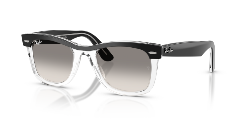 Ray Ban Wayfarer Double - Negro sobre traslúcido