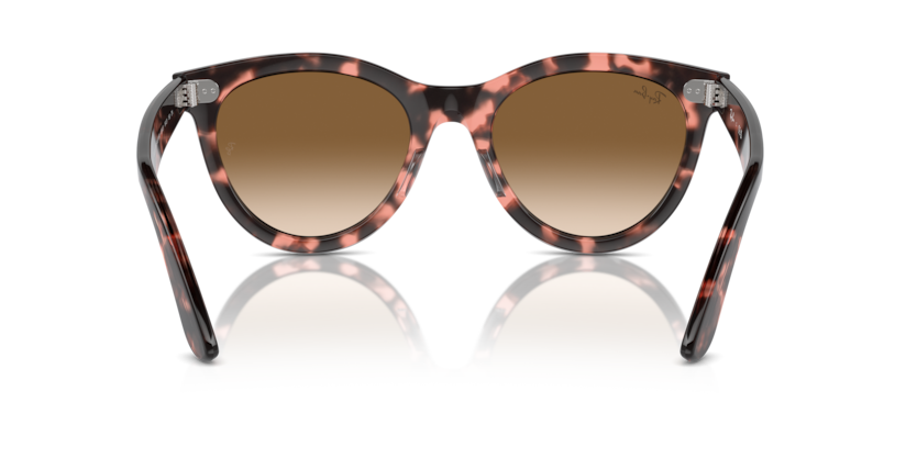 Ray Ban Wayfarer Way - Havana rosa con micas marrones
