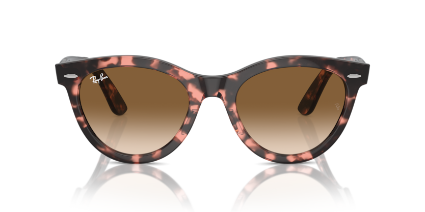 Ray Ban Wayfarer Way - Havana rosa con micas marrones