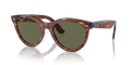 Ray Ban Wayfarer Way Polarizado - Havana a rayas con micas verde g15 polarizado