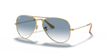 Ray Ban Aviator - Oro arista con mica azul degradada