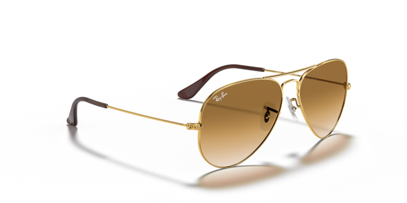 Ray Ban Aviator - Oro arista con mica marrón