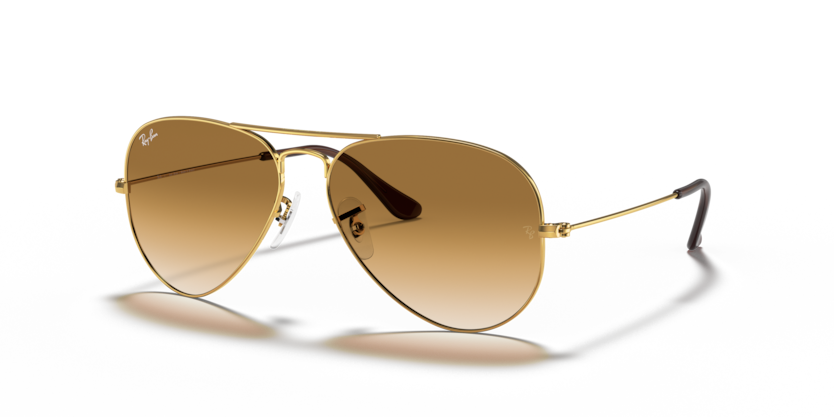 Ray Ban Aviator - Oro arista con mica marrón
