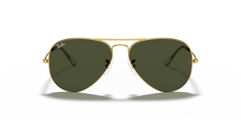 Ray Ban Aviator - Oro arista con mica verde g15