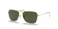 Ray Ban Caravan - Oro arista con verde g15