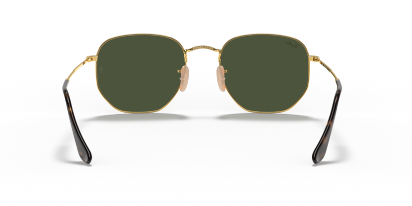 Ray Ban Hexagonal - Oro arista con mica verde g15