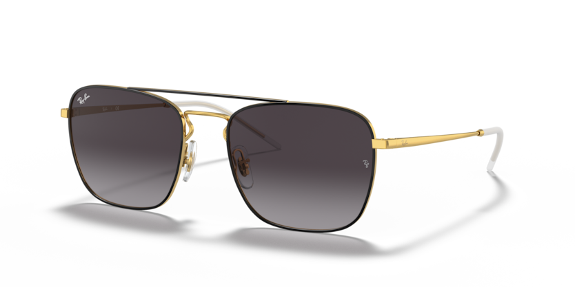 Ray Ban RB3588 - Negro sobre dorado