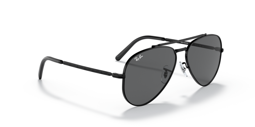 Ray Ban New Aviator - Negro con mica gris oscuro