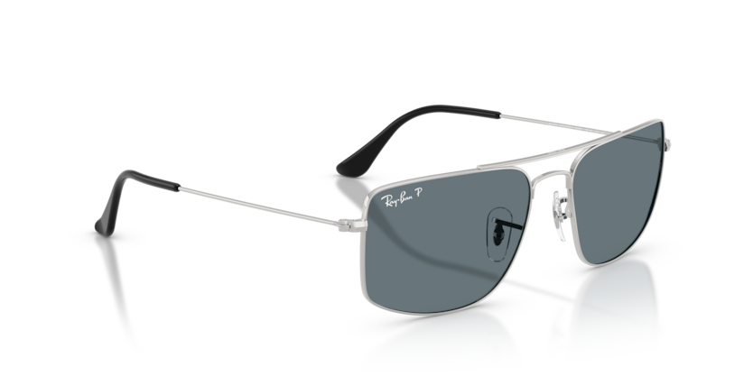 Ray Ban Explorer III Polarizado - Plateado con micas azules polarizado
