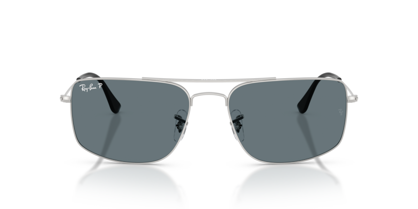 Ray Ban Explorer III Polarizado - Plateado con micas azules polarizado