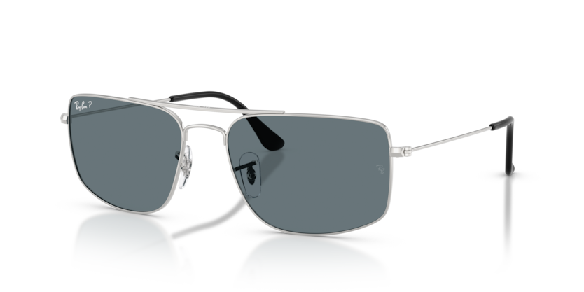 Ray Ban Explorer III Polarizado - Plateado con micas azules polarizado
