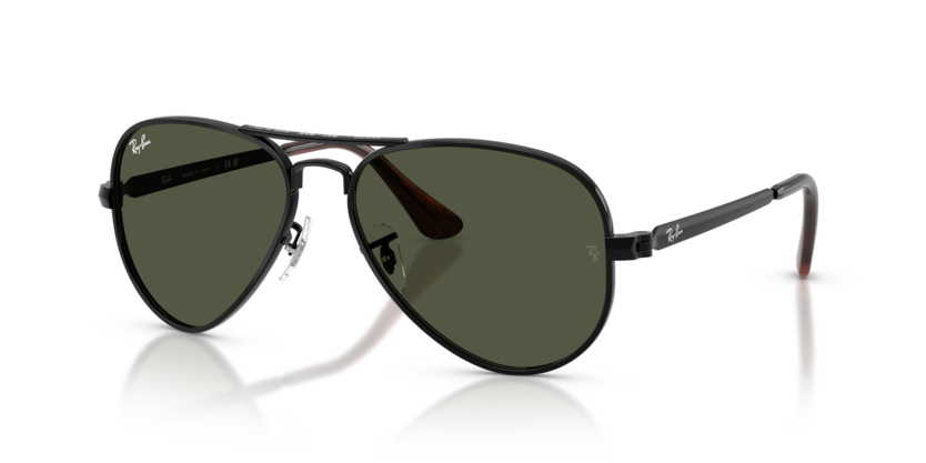 Ray Ban Aviator Max - Negro con mica verde g15