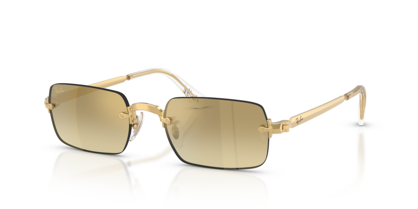 Ray Ban RB3928 by ASAP Rocky - Oro arista con mica marrón espejado y dorado