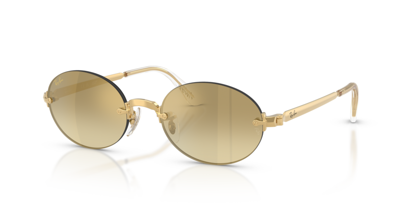 Ray Ban RB3929 by ASAP Rocky - Oro arista con marrón espejeado y dorado degradé