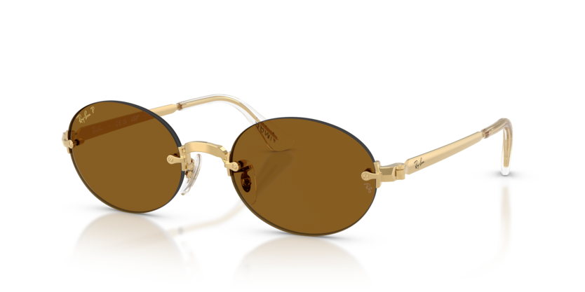 Ray Ban RB3929 Polarizado by ASAP Rocky - Oro arista con marrón oscuro polarizado