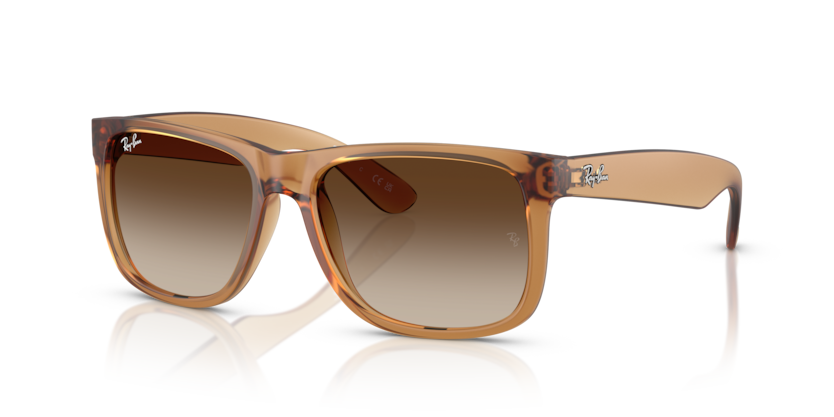 Ray Ban Justin - Goma beige con marrón degradé