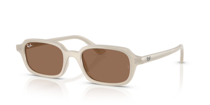 Ray Ban Zuri - Blanco con mica marrón