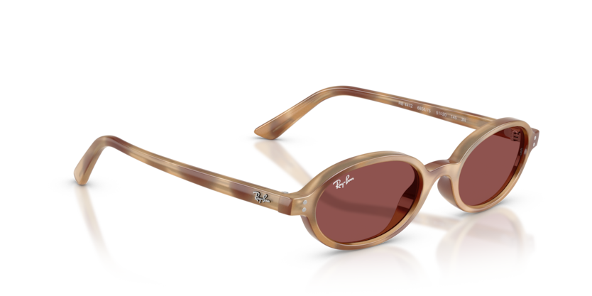 Ray Ban Khal - Havana crema con micas violeta