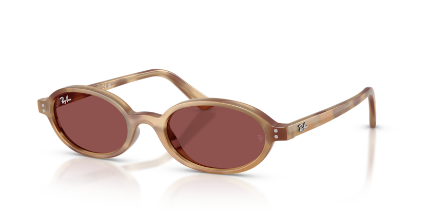 Ray Ban Khal - Havana crema con micas violeta