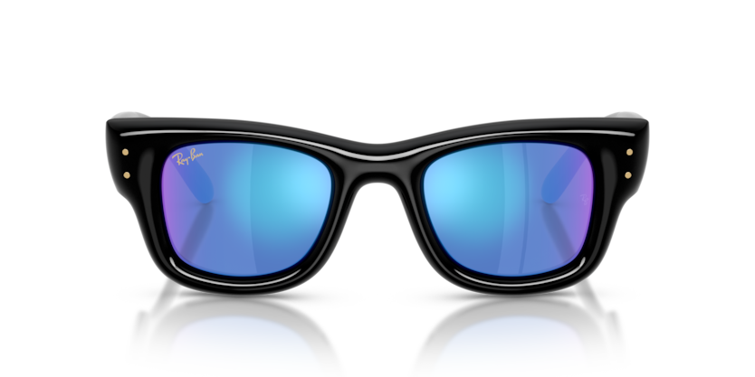 Ray Ban Wayfarer Puffer by ASAP Rocky - Negro con azul espejeado