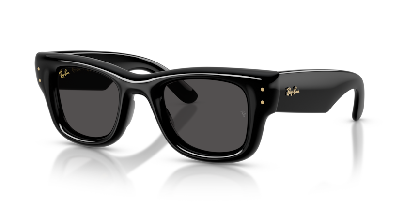 Ray Ban Wayfarer Puffer by ASAP Rocky - Negro con micas negras