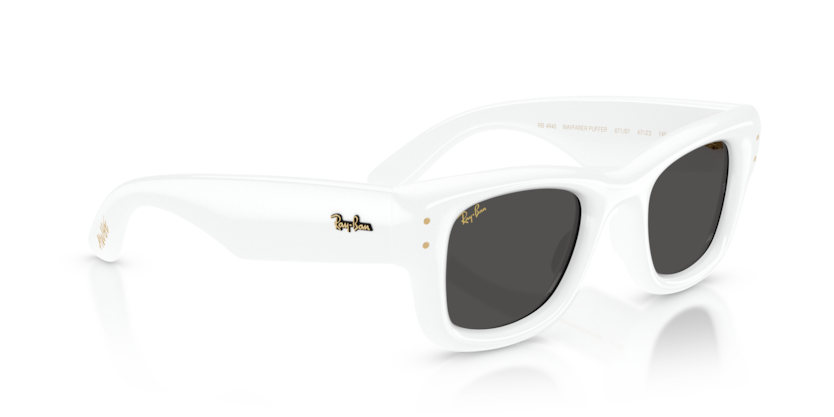 Ray Ban Wayfarer Puffer by ASAP Rocky - Blanco con micas negras