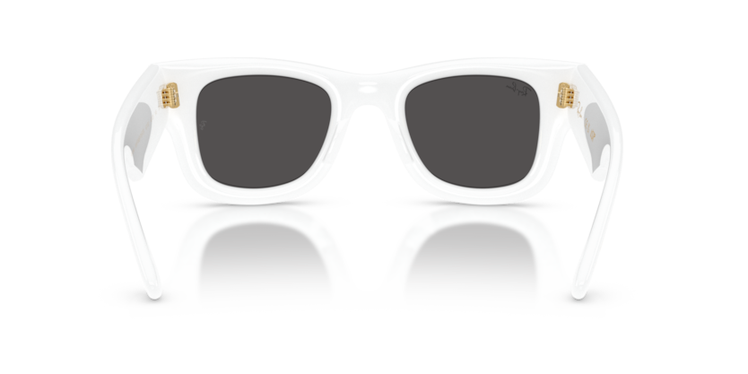 Ray Ban Wayfarer Puffer by ASAP Rocky - Blanco con micas negras