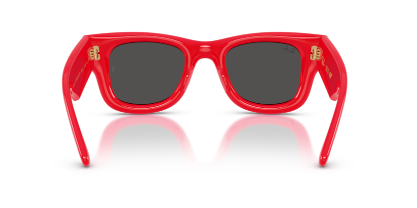 Ray Ban Wayfarer Puffer by ASAP Rocky - Rojo con micas negras