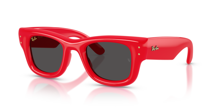 Ray Ban Wayfarer Puffer by ASAP Rocky - Rojo con micas negras