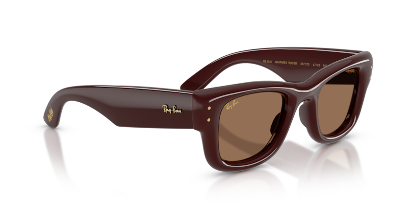 Ray Ban Wayfarer Puffer by ASAP Rocky - Marrón oscuro