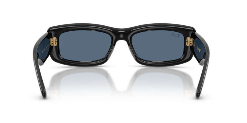 Ray Ban Kiliane Puffer - Negro con mica azul