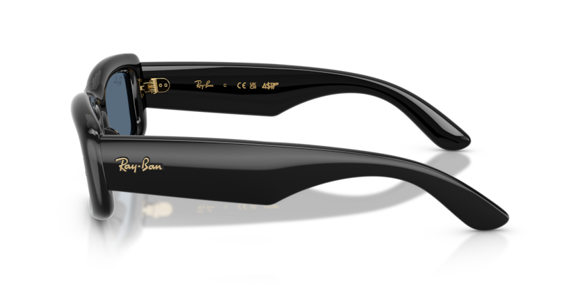 Ray Ban Kiliane Puffer - Negro con mica azul
