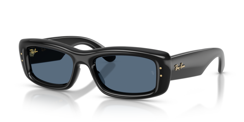 Ray Ban Kiliane Puffer - Negro con mica azul