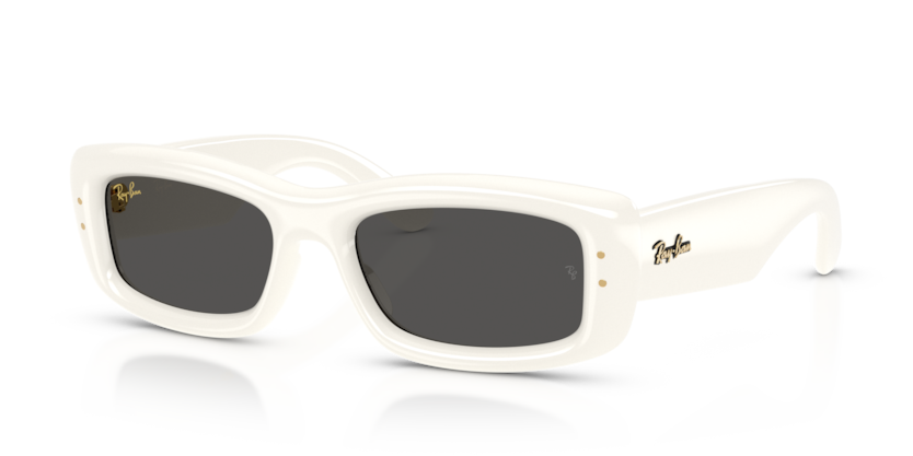 Ray Ban Kiliane Puffer - Blanco crema con mica negra